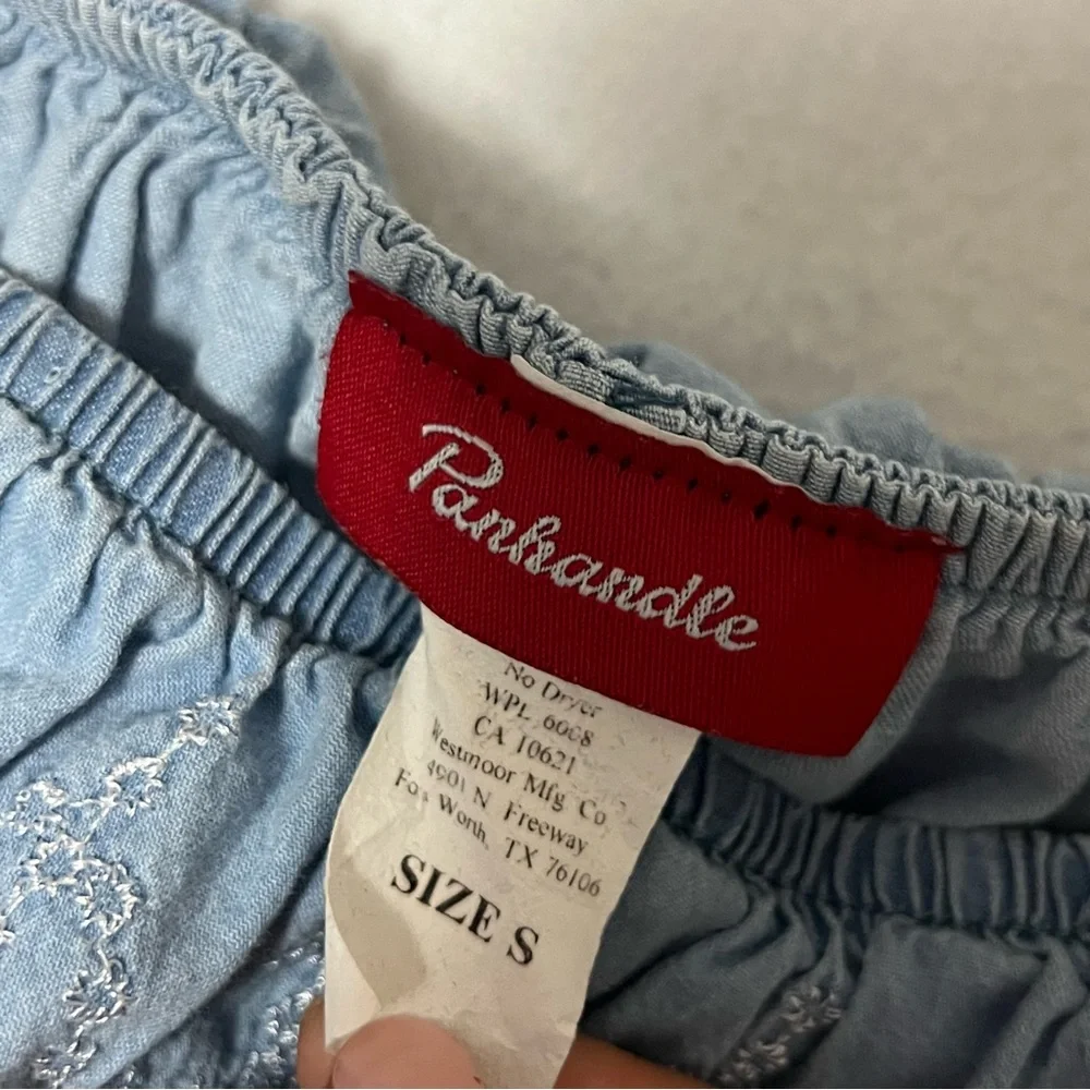 Vintage panhandle embroidered dress with pockets - Picture 5 of 7